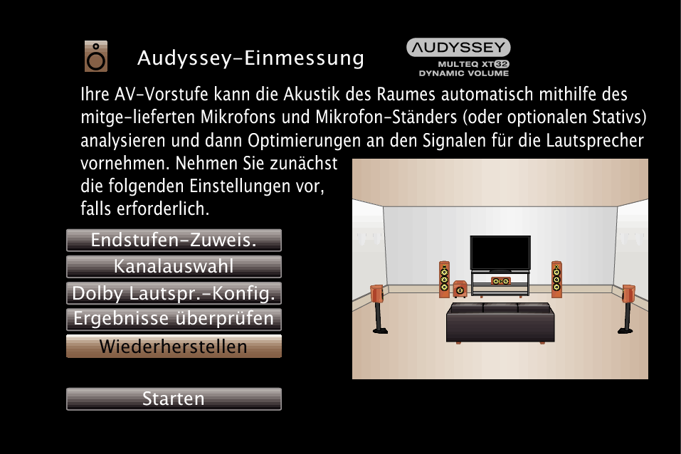 GUI AudysseySetup A7